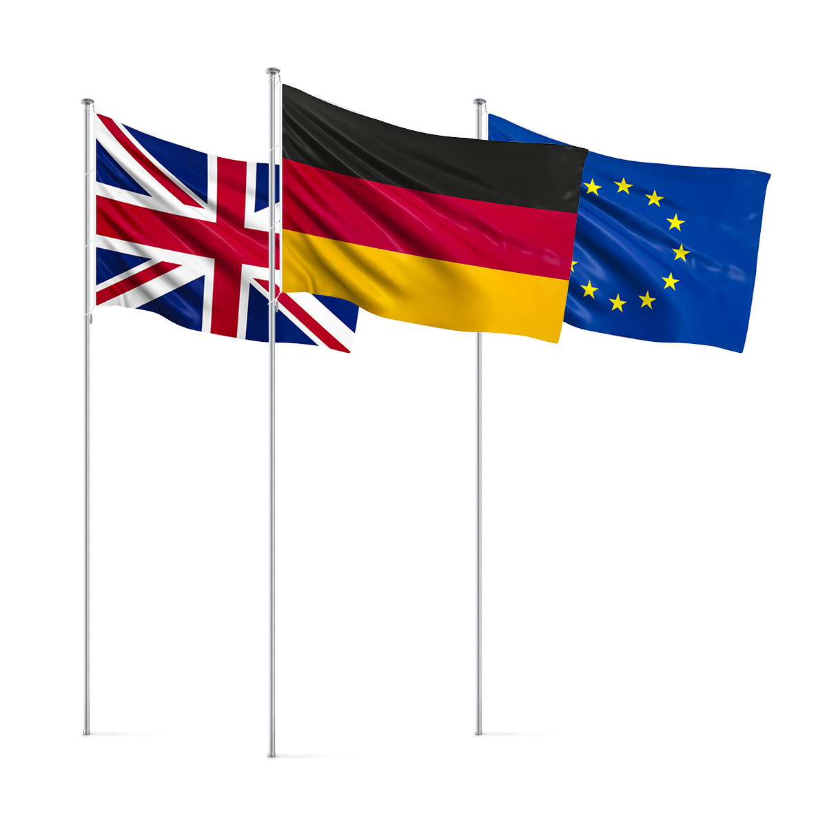 Flagge Europa, Querformat-Frankreich-200 x 335 cm-110 g/m²