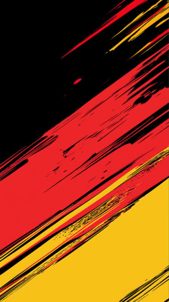 Deutschland Flagge zur Fußball EM 2024