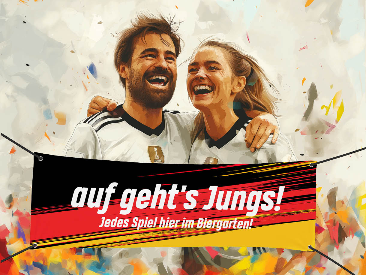 Deutschland Flagge zur Fußball EM 2024